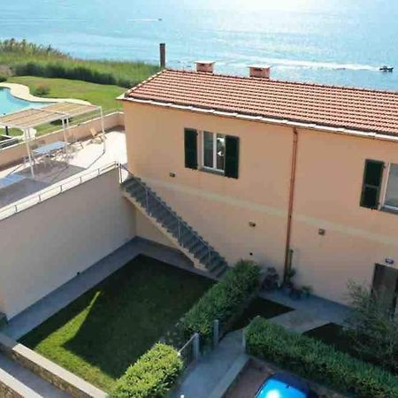 Incanto Sul Mare Con Enorme Terrazza E Piscina Черво Экстерьер фото
