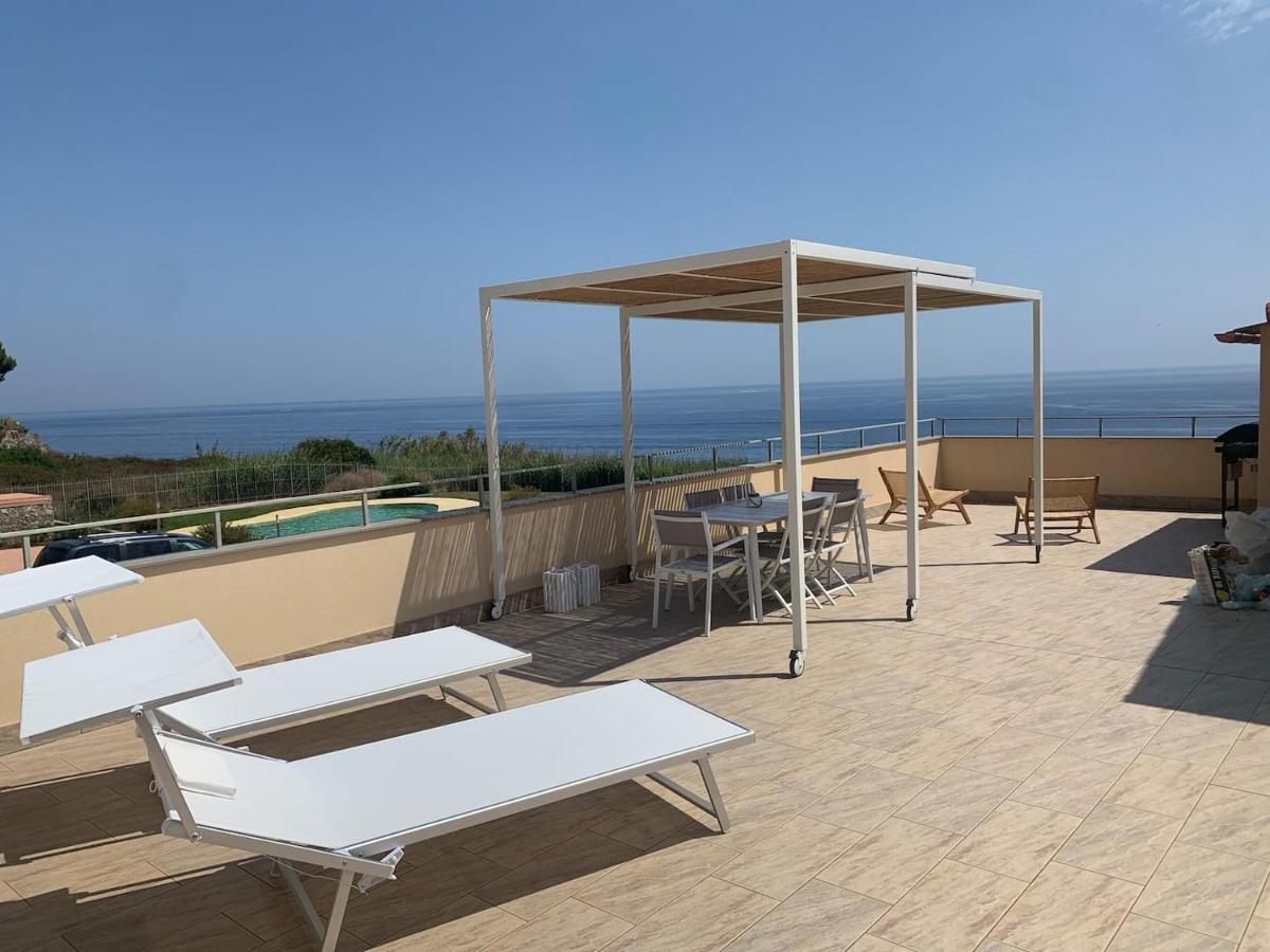 Incanto Sul Mare Con Enorme Terrazza E Piscina Черво Экстерьер фото